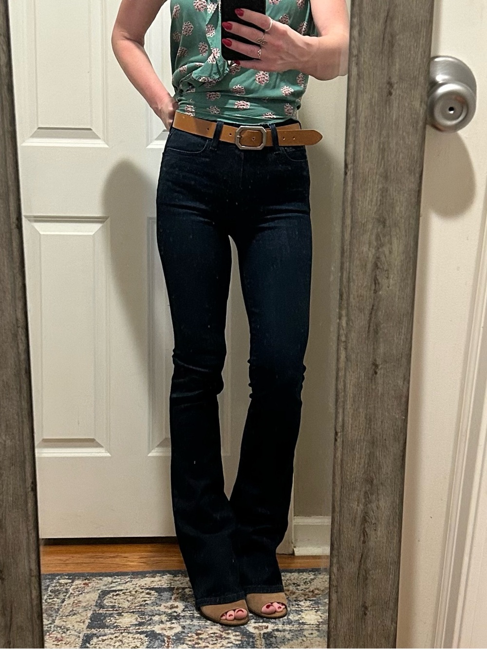 PAIGE Laurel Canyon High-Rise Bootcut Jeans